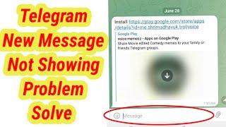 How To Fix Telegram New Messages Not Showing Problem Solve