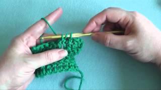 How To: Double Crochet Front Post (dcfp)