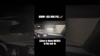 650HP+ C63 AMG PULL #c63amg #c63 #cars #subscribe #viral #theeurocarguy