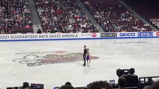 Alexa Knierim Brandon Frazier Pairs freeskate Skate America 2021