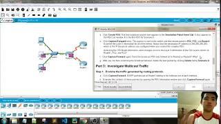 CCNA1 PKT | 7.1.3.8 Packet Tracer - Investigate Unicast, Broadcast, and Multicast Traffic