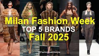 Milan Fashion Week FW25/26: Top 5 Brands to Watch 