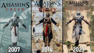 Jumping From the HIGHEST POINTS in Assassin's Creed Games (2007 - 2023)