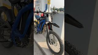 Ebike at Gas Station #surron #bikelife #ebike #bike #electricbike #funny