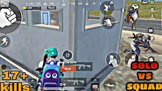 17KILLS SOLO VS SQUAD RUSH GAMEPLAY / PUBG MOBILE LITE - RTF RIDER