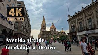 [4K] Walking along Avenida Alcalde on a calm and cloudy day