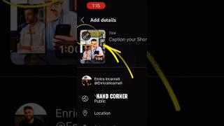 ️ How To Add YouTube Shorts Thumbnail