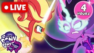  Equestria Girls Live: MOVIE NIGHT MARATHON | Full Movies Children's Cartoon