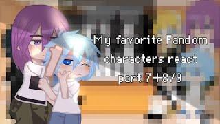 My Favorite Fandom characters react || part 7+8/9 || KUROKOS BASKETBALL/KUROKO NO BASKET ||