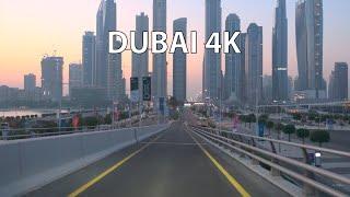 Dubai 4K - Driving Downtown - Marina Skyscrapers