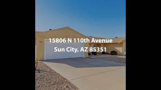 15806 N 110th Avenue Sun City AZ 85351 | 2 Bedroom Home For Sale