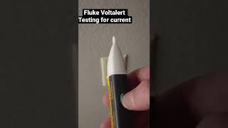 How to use the Fluke Voltalert to check for current.