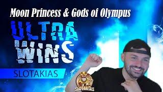 ULTRA WIN ON MOON PRINCESS & RISE OF OLYMPUS - SLOTAKIAS