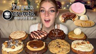 COPYCAT CRUMBL COOKIE MUKBANG! (Vegan) (No Talking)