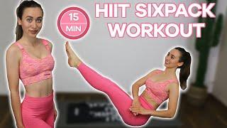 15 MIN HIIT Flacher Bauch Workout | Bauchfett verlieren!