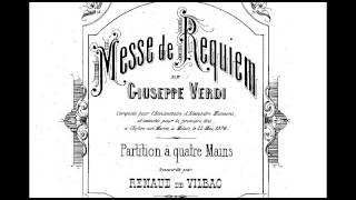 Verdi - Requiem - Libera me (Arrangement for 4-Hand Piano of 1874 Version)