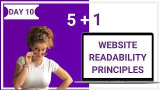 5+1 Website Readability Principles to Have Clearly Readable Content - Day 10 | Creative Handles