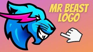 How to draw Mr Beast logo. Drawing Mr Beast logo | Как нарисовать Mr Beast logo