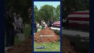 WWII Hero Laid to Rest in Gravette, Arkansas