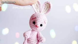 Амигуруми: схема Мини Зайчонок. Игрушки вязаные крючком - Free crochet patterns.