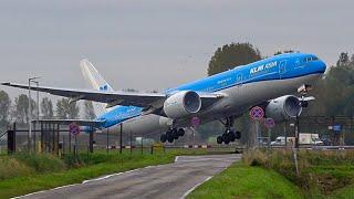 29 FANTASTIC CLOSE UP Takeoffs & Landings | A380 B747 777 | Amsterdam Schiphol Airport PlaneSpotting