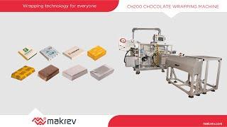 Makrev Thin Chocolate Wrapping Machine CWM350