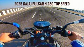 2025 Bajaj Pulsar N250 Top Speed & Gear Challenge | Break Test |