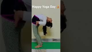 Happy Yoga Day || Shorts || AppleTheExplorer #yoga #yogalife #yogaday #kidsyoga