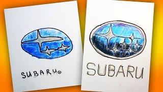 Как рисовать логотип SUBARU | How to draw a SUBARU logo