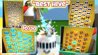 Reacting To My Viewers Hives in Bee Swarm Simulator (braincells lost)