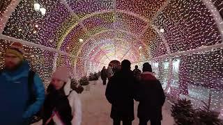 Moscow New Year streets walk - Tverskaya and Theatre square, Tverskoy boulevard #moscow #walkstreet