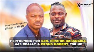 I started my acting careers as a jester.(Ereke ni Chop)