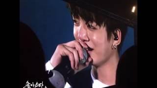 BTS Jungkook crying @ BTS 3RD MUSTER