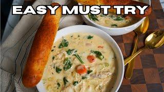 EASY Chicken Gnocchi Soup | Even Better than Olive Garden