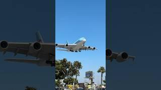 Korean Air Airbus A380-800, Flight KE11 Awesome Arrival at Los Angeles (LAX) From Seoul (ICN).