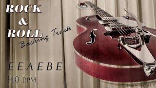 Rock n Roll Guitar Backing Track Jam in E