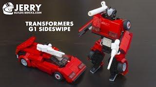 LEGO G1 Sideswipe Transformer instructions (MOC #72)