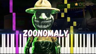 Zoonomaly Theme | Super Easy Piano Tutorial for Beginners