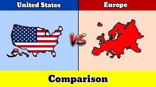 Let's Compare United States VS Europe | Country Comparison | Data Duck