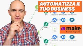 Make.com tutorial da zero per connettere tutte le tue app (e non solo)