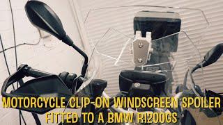 Motorcycle Clip-on Windscreen Spoiler BMW R1200GS