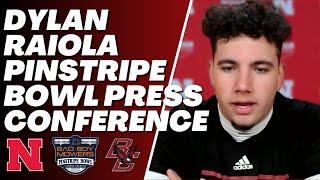 Nebraska QB Dylan Raiola Pinstripe Bowl Press Conference (12/19/24)