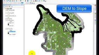 DEM to Slope | a GIS Video Tutorial by Gregory Lund