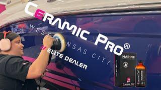 Marine ceramic coating by Ceramic Pro West Kansas City￼