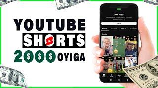 SHORTS VIDEODAN OYIGA 2000 $ ISHLASH