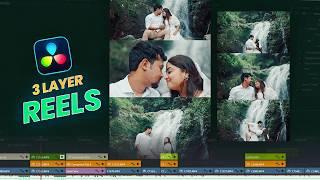 How to Create 3 Layer REELS in DaVinci Resolve