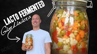 Lacto Fermented GIARDINIERA | With Daily Updates