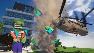 Warzone Helicopter Battle | New Zombies vs Tornado | Teardown