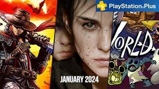 PS Plus Essential - January 2024 - Monthly Free Games