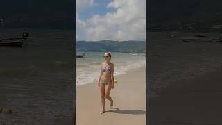 Thailand Phuket Patong Beach Walk ~1 #shorts #beach #walk #phuket #thailand #patong